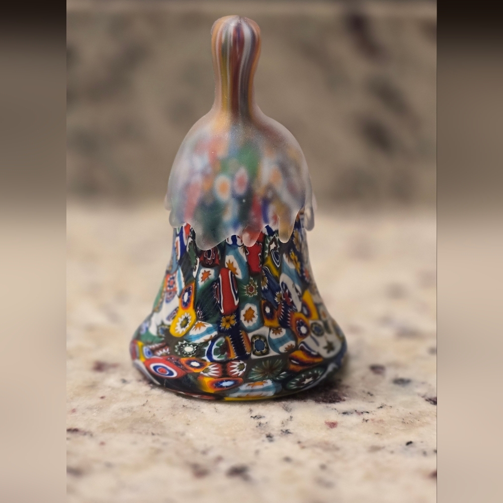 Millefiori Paperweight Vintage 1960a